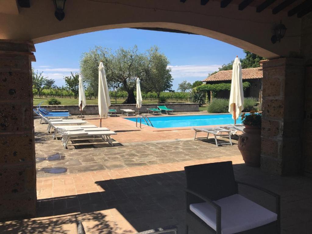 Agriturismo Eco-Bio Villa Vacasio Pitigliano Exteriör bild