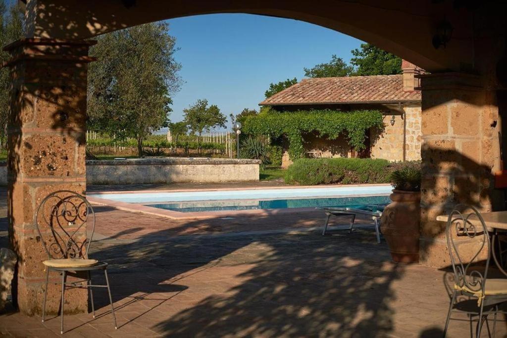 Agriturismo Eco-Bio Villa Vacasio Pitigliano Exteriör bild