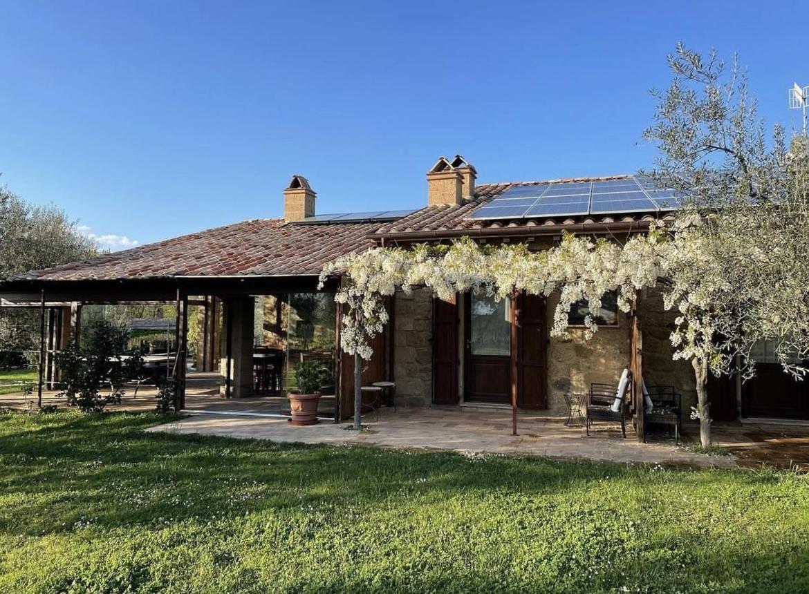 Agriturismo Eco-Bio Villa Vacasio Pitigliano Exteriör bild
